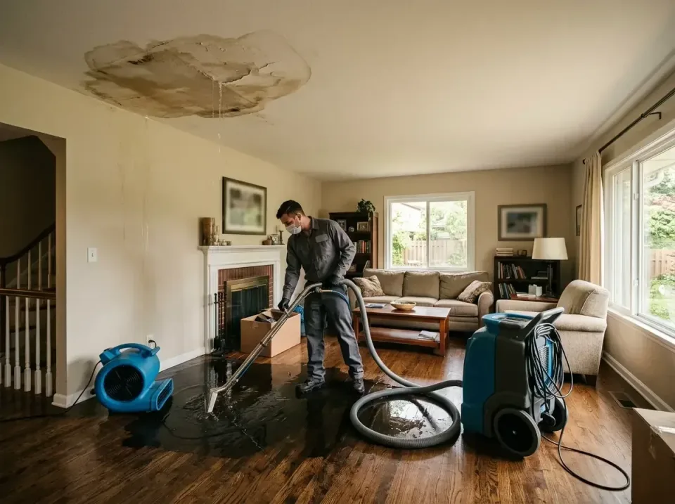 attic-pipe-burst-ceiling-drip-008 — frequently asked questions, Water Damage Restoration & Carpet Care in Wayne, MI